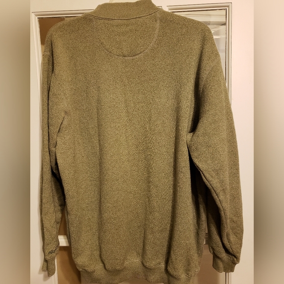 Men's Greg Norman Quarter Zip Sweater - Picture 2 of 4